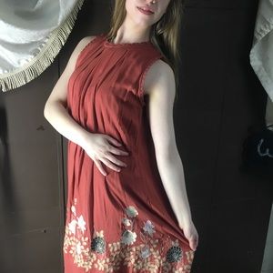 Gorgeous Cupio Lined Gauze Dress w/Crochet Detail